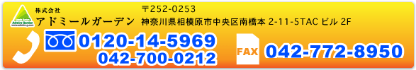 Ё@Ah~[K[f@229-1133_ސ쌧͌s싴{2-11-5 TACr2F Free dial0120-14-5969 TEL042-700-0212 FAX042-772-8950